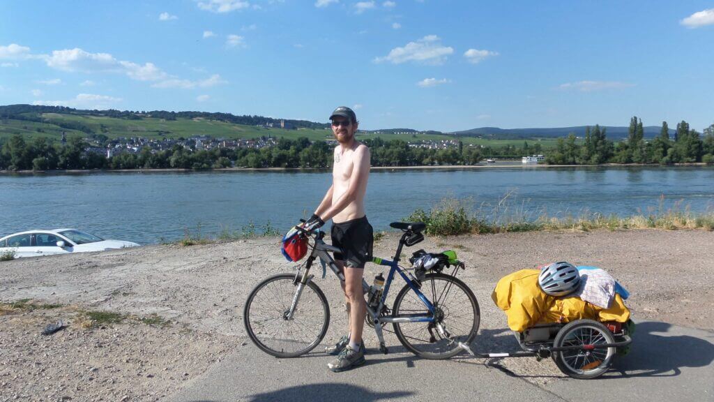 Paysage du voyage à vélo Alsace-Liège