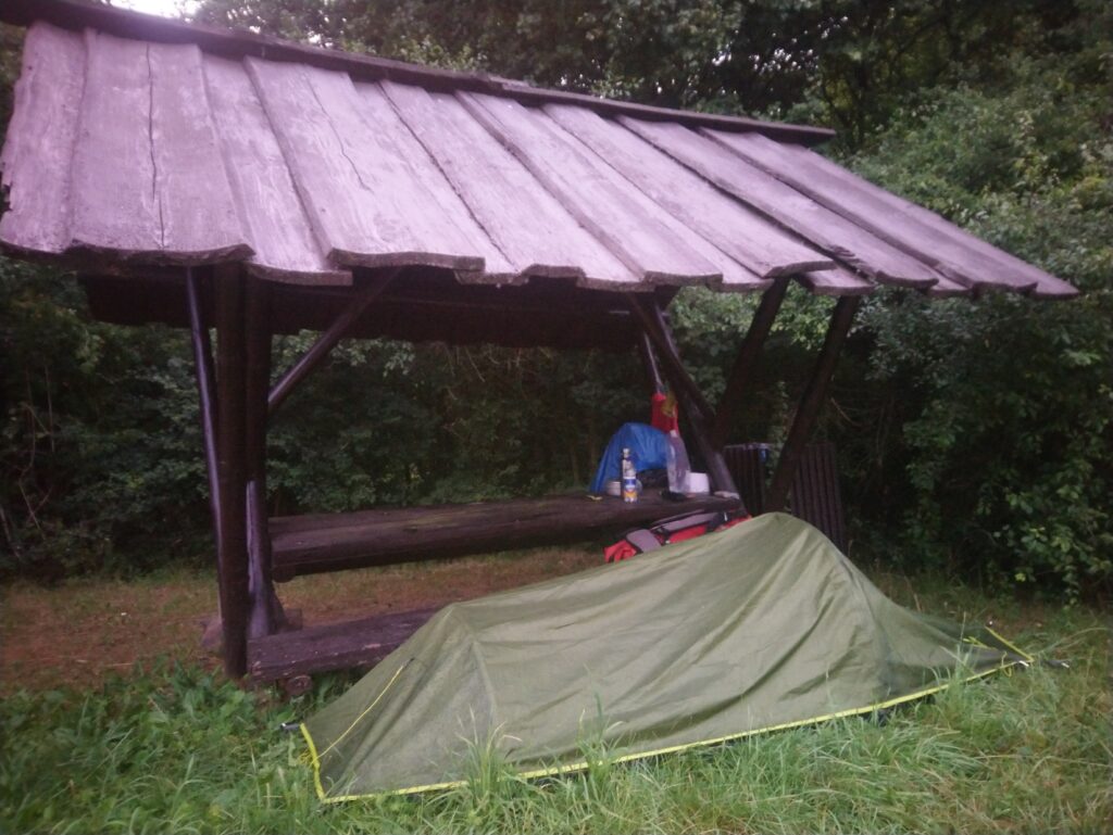 GR5 de Clervaux à Mertert - Jours 9 à 15.
Photo du campement du jour 3.