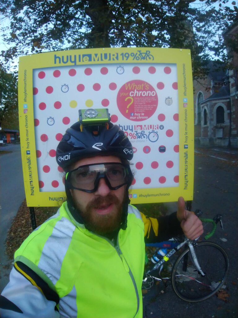 La conquête des Ardennes - 460 km - 9000 m de D+
Selfie de moi terminant la conquête des Ardennes.